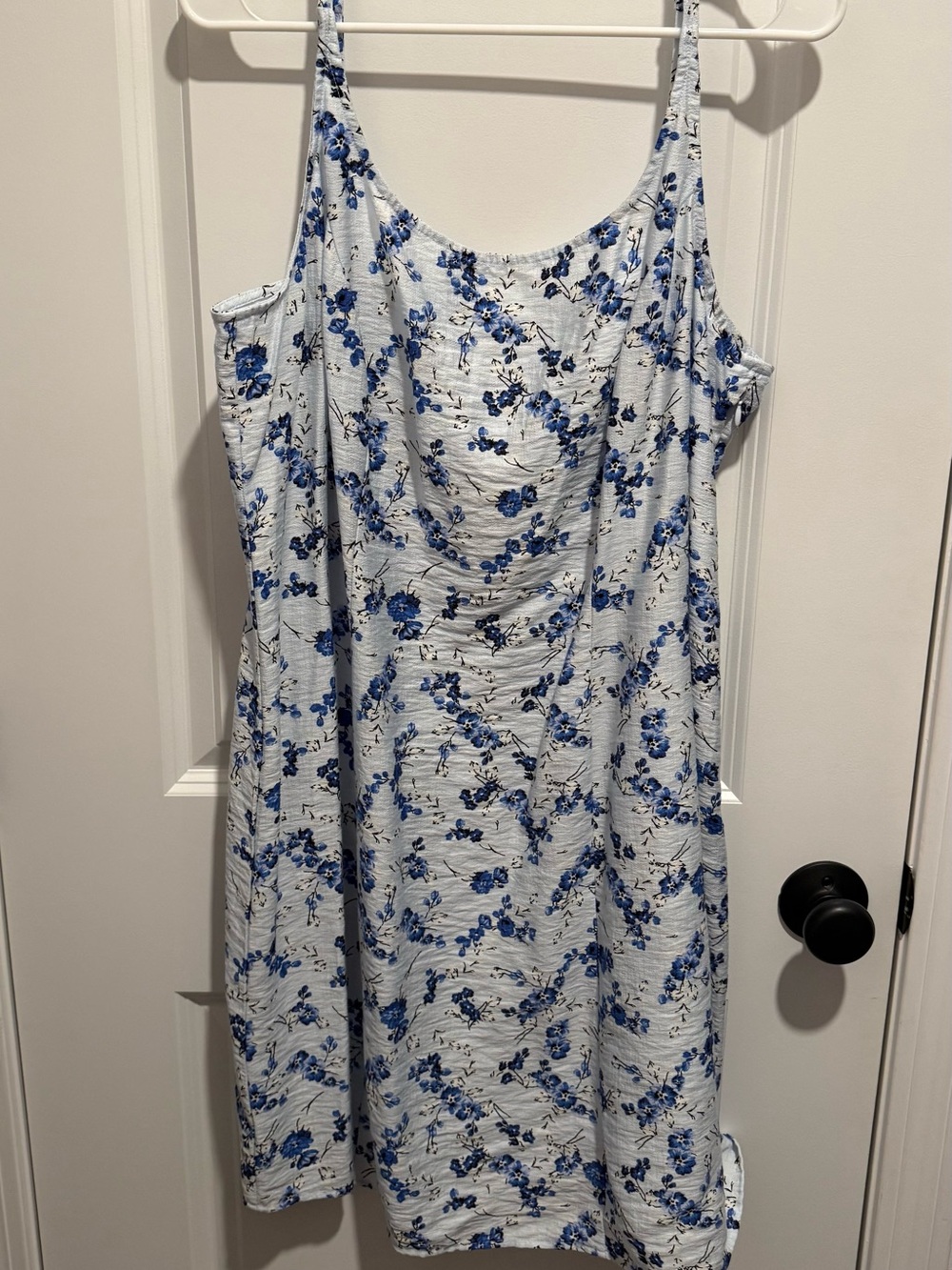 A New Day- Blue Floral Tank Dress - Lightweight Sundress, 17 NWT